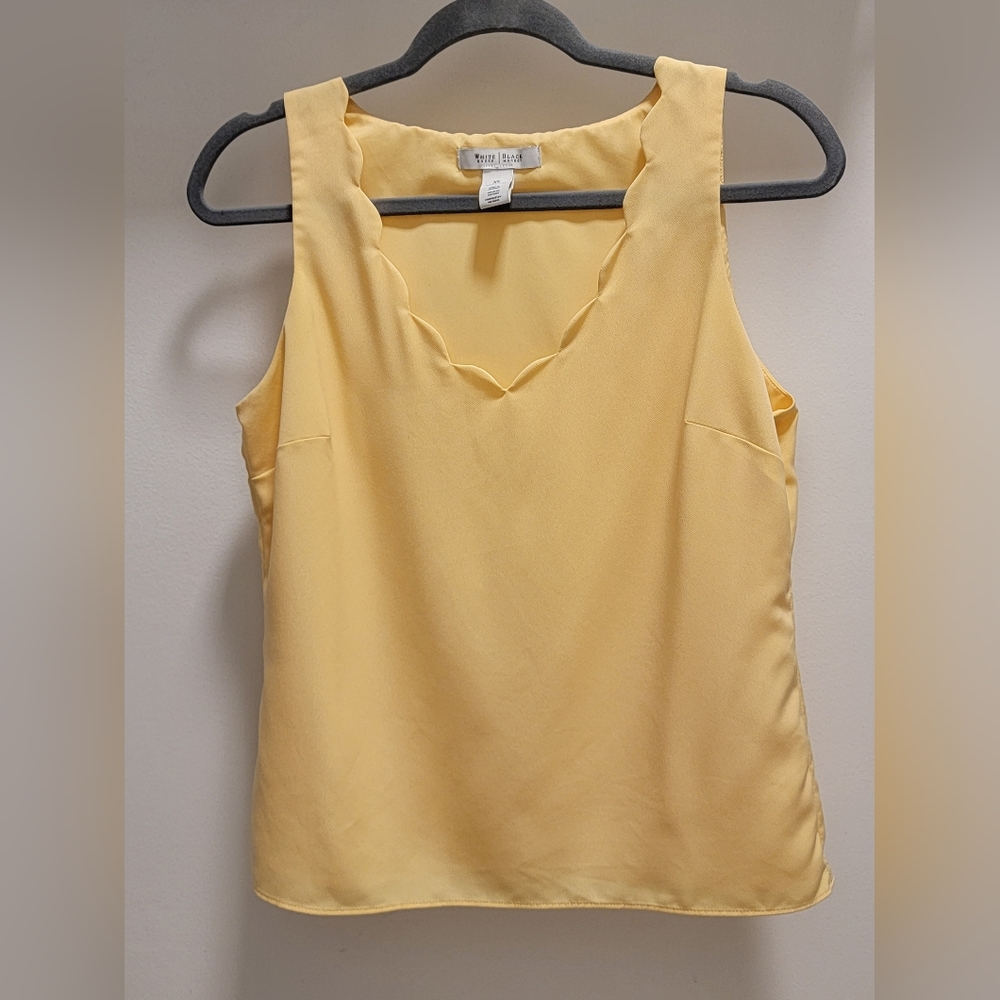 Yellow Scalloped Tank